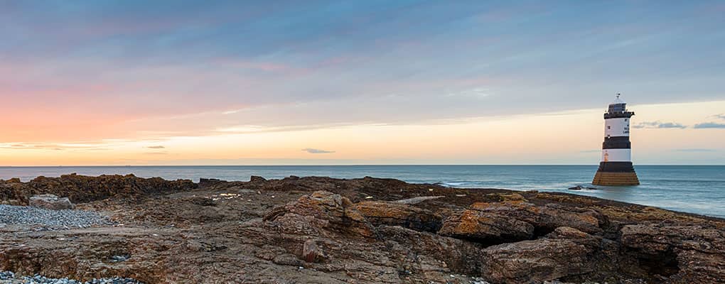 Lighthouse near Colwyn Bay